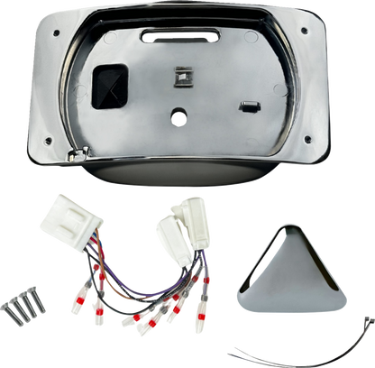 Custom Dynamics Taillight Eliminator License Plate Mount fits 1999-2024 Harley