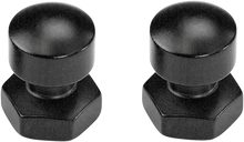 Saddlemen Black 1/4"-20 Rear Seat Mounting Nuts fits Harley Touring FLHR FLHT