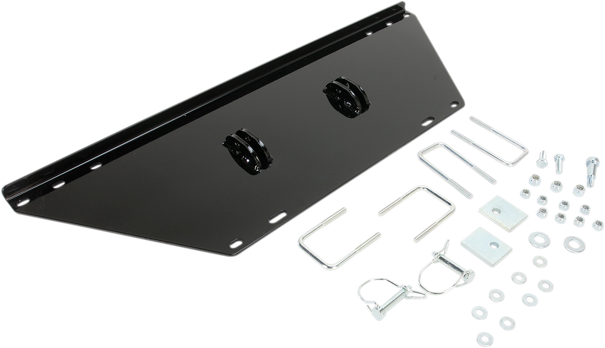 Moose UTV Snow Plow Mounting Plate & Push Tube Kit for 2014-22 Honda Pioneer 700