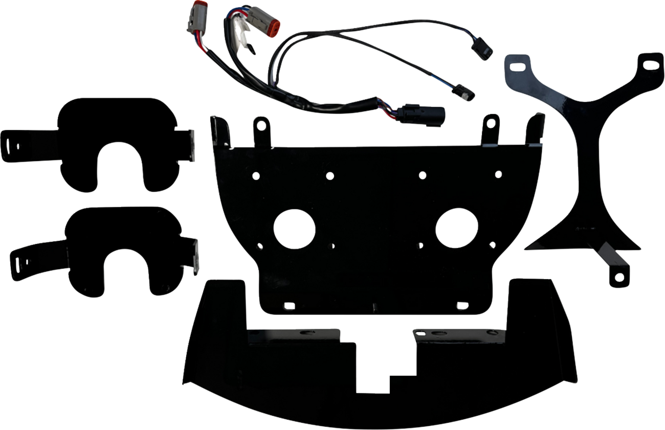 Custom Dynamics Shark Demon Headlight Fog Light Kit 2023-2025 Harley Road Glide