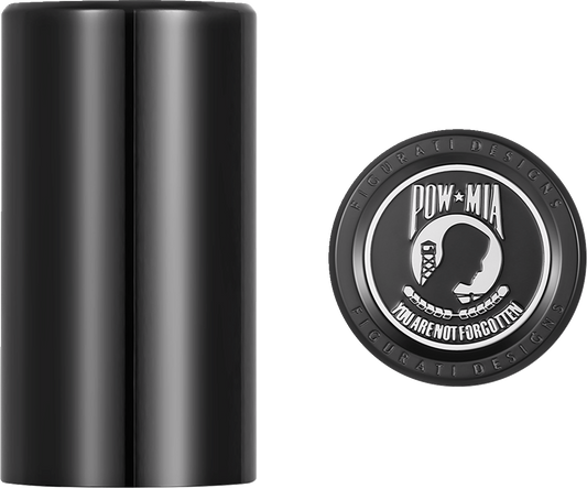Figurati Designs POW-MIA Black Long Magnetic Docking Hardware Covers for Harley