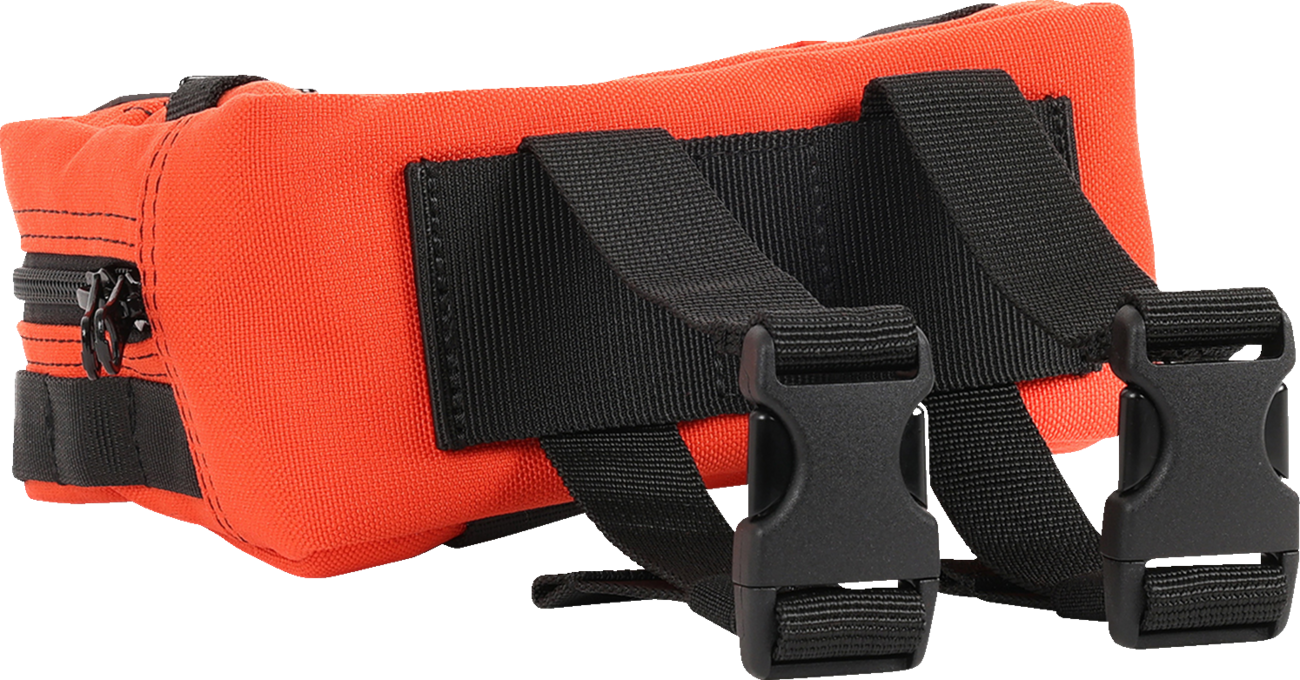 Thrashin Supply Orange Motorcycle Handlebar Storage Bag Harley Davidson THB-0025