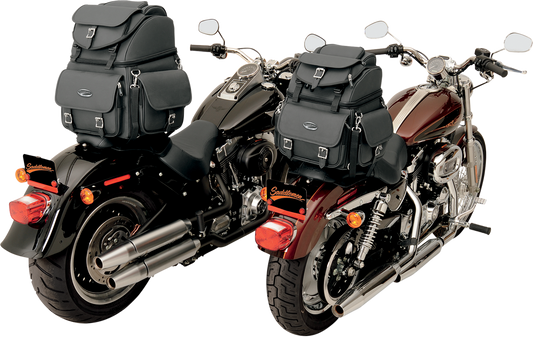 Saddlemen BR3400EX Motorcycle Back Seat Sissy Bar Bag Luggage for Harley Indian