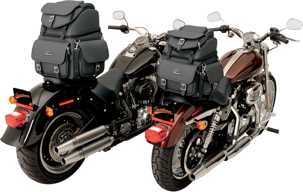Saddlemen BR1800EX Motorcycle Back Seat Sissy Bar Bag Luggage For Harley