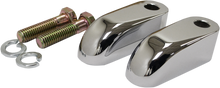 La Choppers Chrome 2" Pullback Handlebar Riser Extensions for Harley Davidson