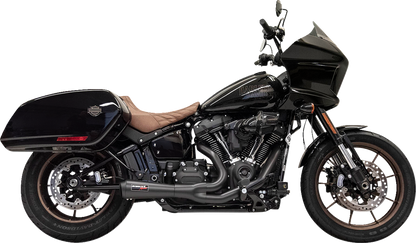 Bassani Ripper Black Short 2-1 Exhaust System for 2018-23 Harley Softail FXLRST