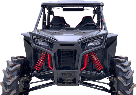 Moose Utility Front Gloss Black UTV Steel Bumper 2020-2021 Honda Talon 1000