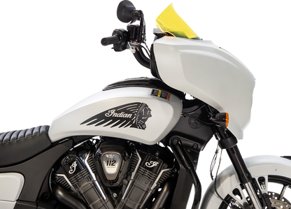 Klock Werks 9" Yellow Ice Flare Windshield for 2025-2026 Indian Powerplus Models