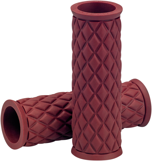 Biltwell Alumicore Oxblood Replacement Rubber Grip Sleeve for Harley Davidson
