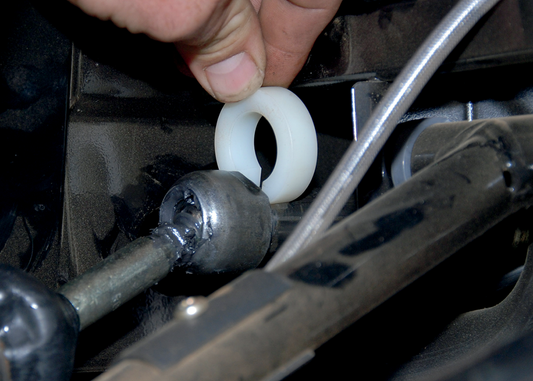Highlifter White UTV Side by Side Steering Stop Kit 2006-2021 Polaris Ranger RZR