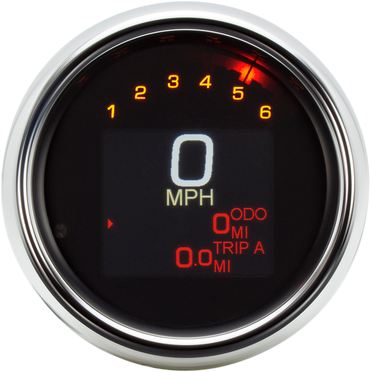 Dakota Digital MLX Chrome Motorcycle Speedometer 2004-2011 Harley Dyna Sportster