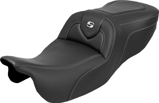 Saddlemen Roadsofa Carbon Fiber Gel Seat fits 2015-2025 Harley Freewheeler RG3