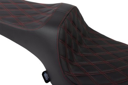 Drag Specialties Predator III Red Diamond Seat for 2020-2025 Indian Challenger