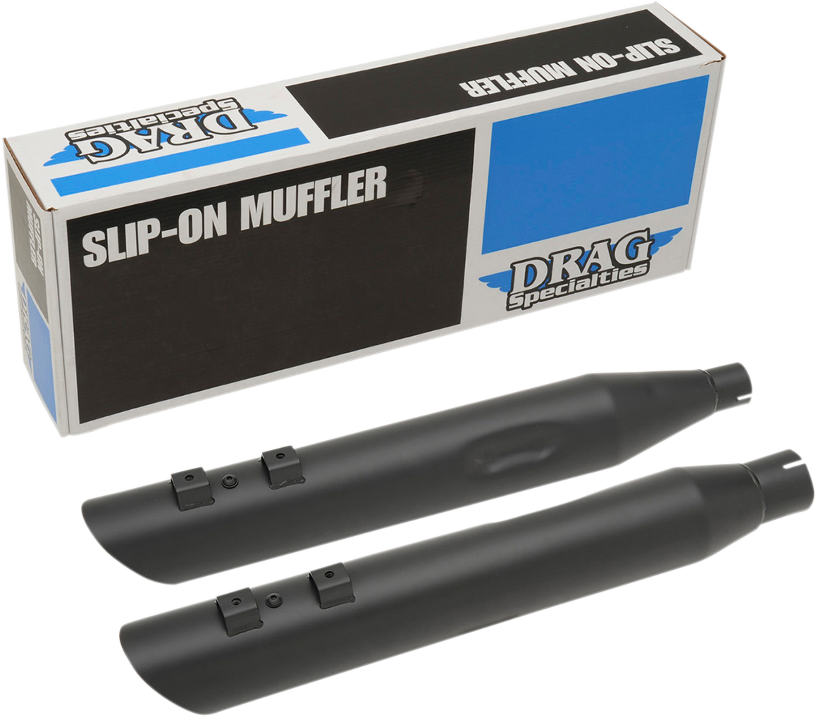 Drag Specialties 3-1/2" Slash Cut Slip On Mufflers 2017-2024 Harley Touring FLHX