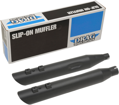 Drag Specialties 3-1/2" Slash Cut Slip On Mufflers 2017-2024 Harley Touring FLHX