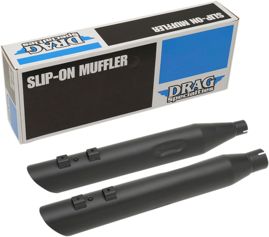Drag Specialties 3-1/2" Slash Cut Slip On Mufflers 2017-2024 Harley Touring FLHX
