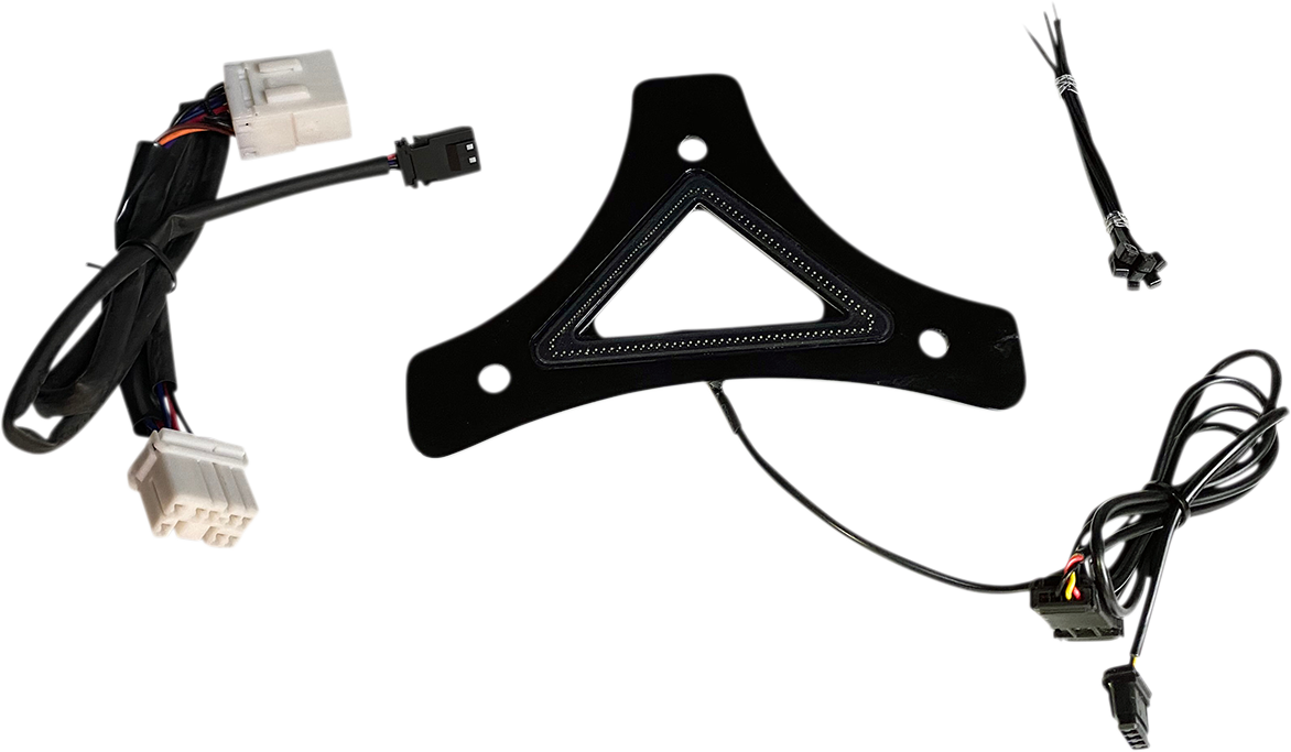 Custom Dynamics Black LED Backrest Brake Light 1996-2017 Harley Softail Touring