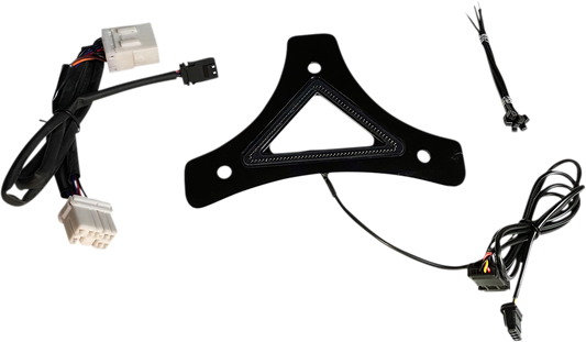 Custom Dynamics Black LED Backrest Brake Light 1996-2017 Harley Softail Touring