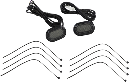 Custom Dynamics Plugz Smoke LED Antenna Hole Lights for 2006-2024 Harley Touring