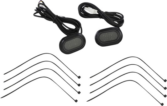 Custom Dynamics Plugz Smoke LED Antenna Hole Lights for 2006-2024 Harley Touring