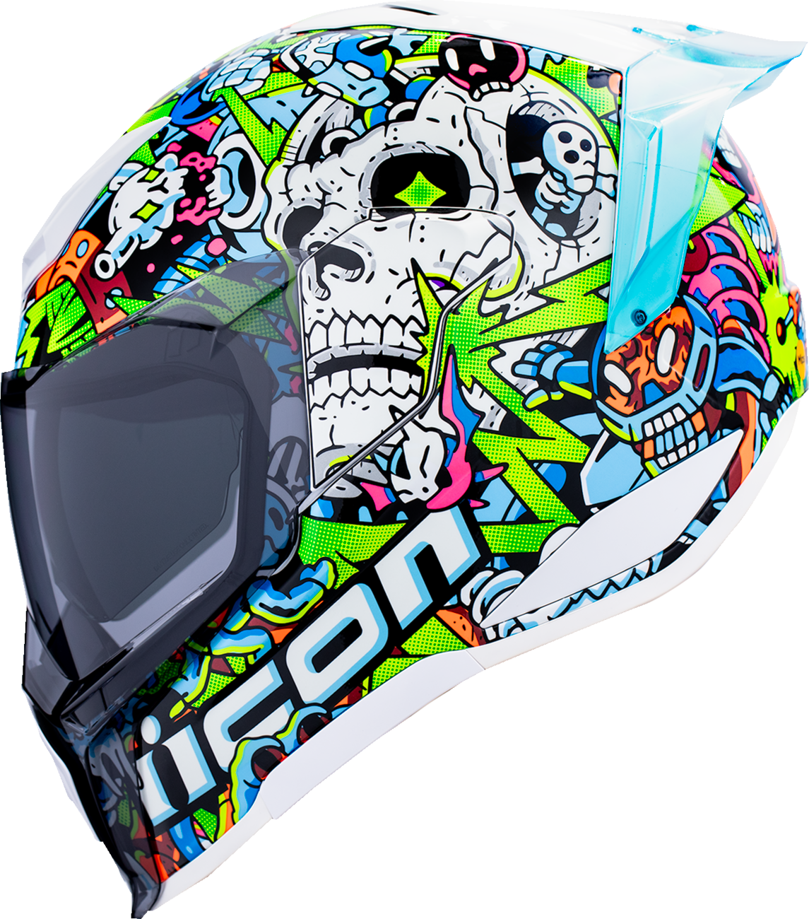 Icon Ultraflite Doodle 3 MIPS Full Face Unisex Adult Street Motorcycle Helmet