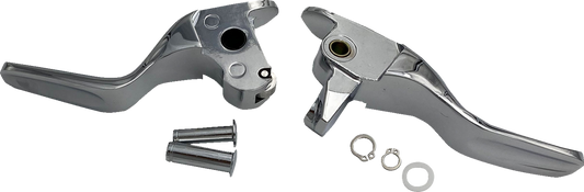 Drag Specialties Short Chrome Brake Clutch Hand Levers 2014-2016 Harley Touring