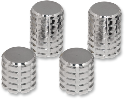 Pro Pad Chrome Grenade Magnetic Docking Points Covers for 2009-21 Harley Touring