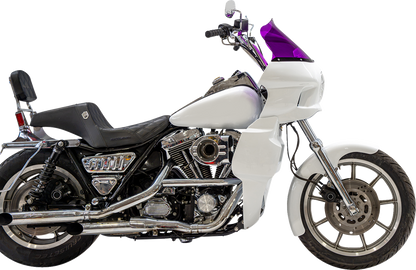 Klock Werks Kolor Flare 12.5" Purple Windshield fits Saddlemen S-RT Mini Fairing
