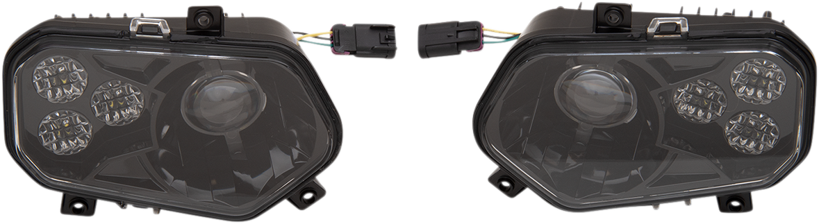 Moose Utility Front LED ATV UTV Side by Side Headlights 09-20 Polaris Ranger RZR