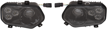 Moose Utility Front LED ATV UTV Side by Side Headlights 09-20 Polaris Ranger RZR