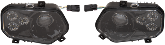 Moose Utility Front LED ATV UTV Side by Side Headlights 09-20 Polaris Ranger RZR