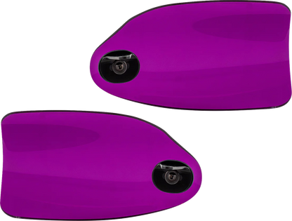 Klock Werks Flare Purple Hand Guards fits 2002-2025 Harley Hydraulic Clutch