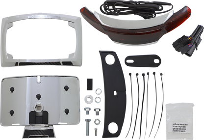 Ciro Latitude Tail Light & License Plate Mount for 2014-2023 Harley Touring FLTR
