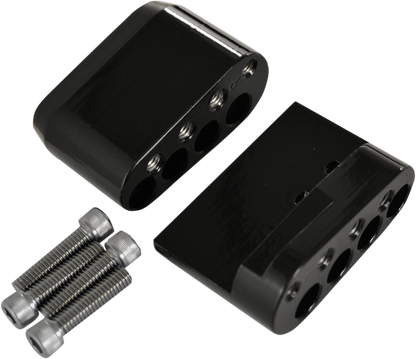 La Choppers Pair Passenger Floorboard Comfort Kit fits 2010-2022 Harley Touring