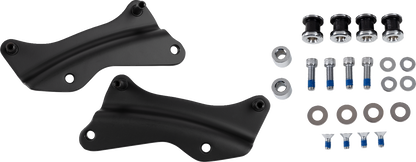 Drag Specialties Black Quick Detach Backrest Docking Kit for 2009-2025 Harley