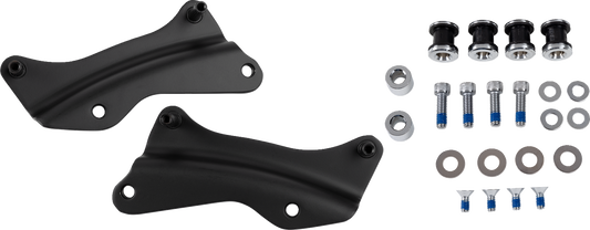 Drag Specialties Black Quick Detach Backrest Docking Kit for 2009-2025 Harley