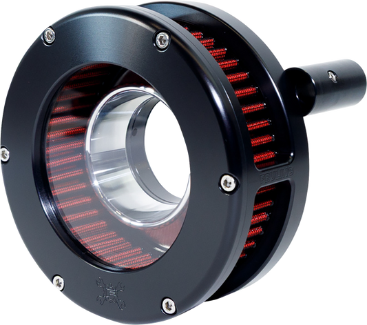 Feuling BA Slim Clear Black Air Filter Kit fits 1999-2017 Harley Touring Dyna