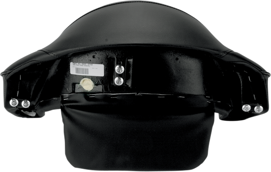 Drag Specialties King Tour Pak Smooth Backrest Pad for 1980-2013 Harley Touring