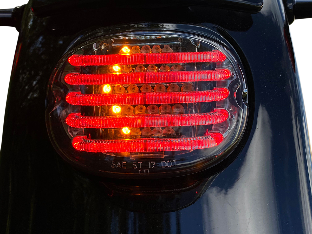 Custom Dynamics LED Taillight Integrated Turn Signals 1999-2024 Harley Touring