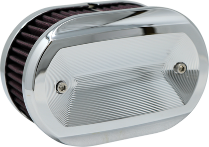 Kodlin Vektor Chrome Oval Air Filter for 2023-2026 Harley Touring Softail M8
