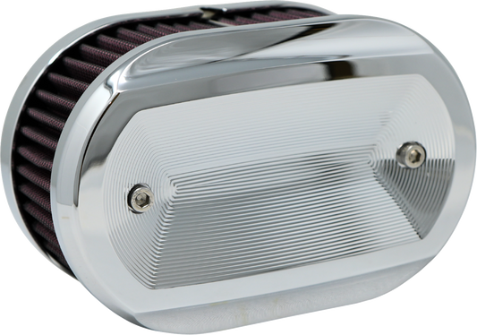 Kodlin Vektor Chrome Oval Air Filter for 2023-2026 Harley Touring Softail M8