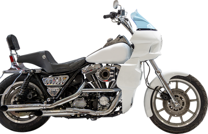 Klock Werks Flare 12.5" Blue Ice Windshield fits Saddlemen S-RT Mini Fairing