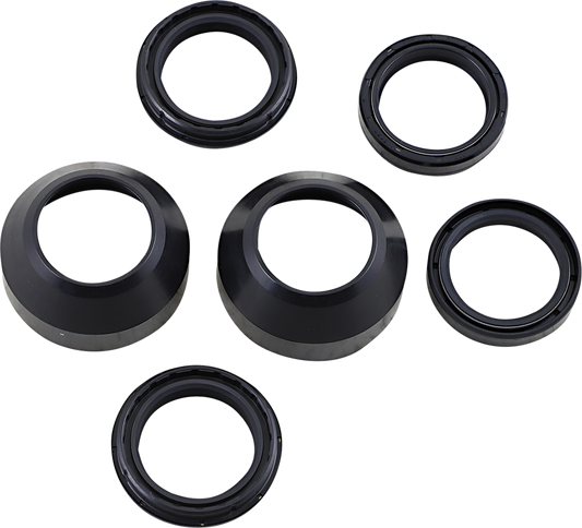 Drag Specialties Front Fork Seal Dust Wiper Repair Kit 84-13 Harley Dyna Softail