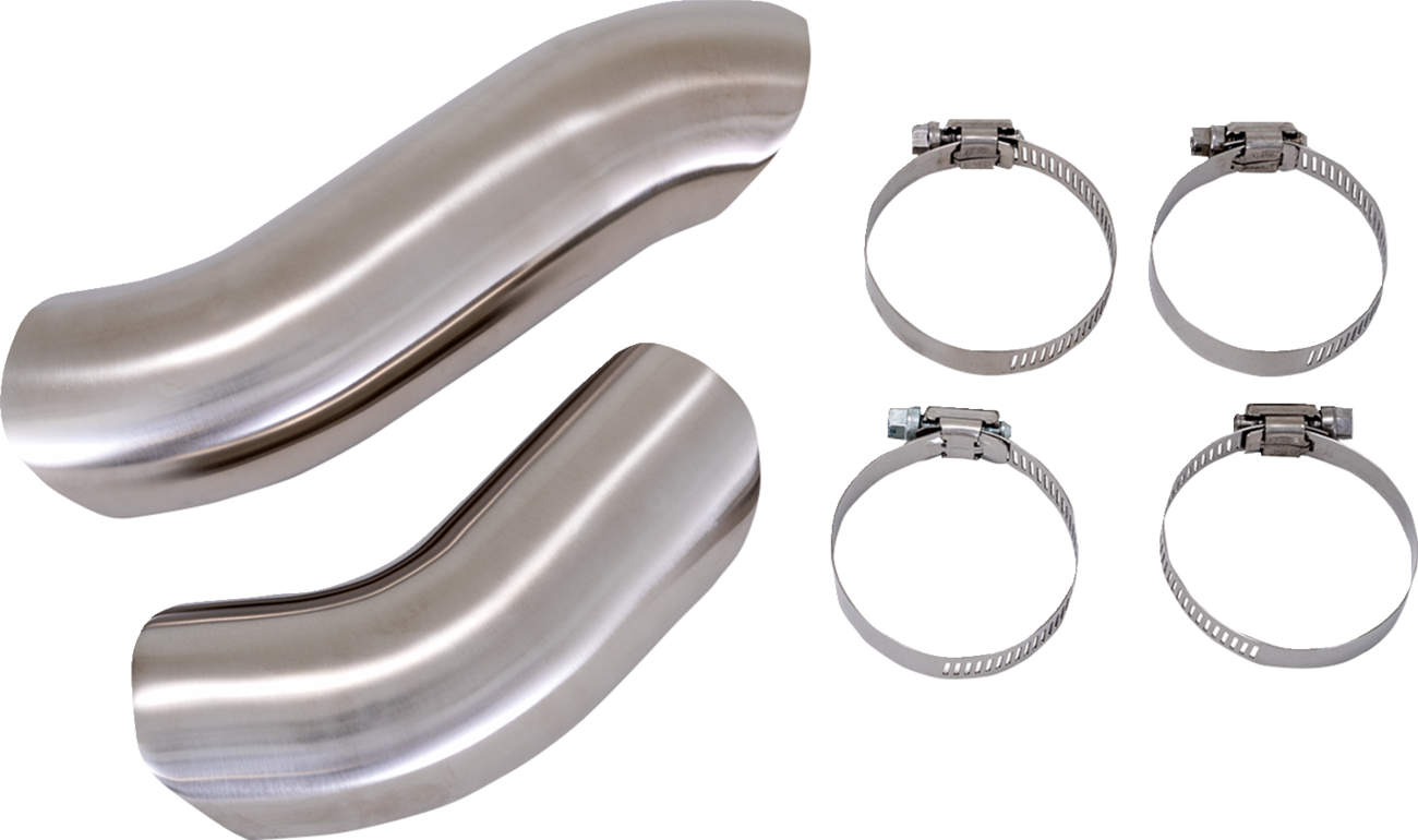 Vance & Hines Hi-Output RR Exhaust Brushed Heat Shield Kit for Harley Davidson