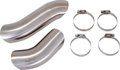 Vance & Hines Hi-Output RR Exhaust Brushed Heat Shield Kit for Harley Davidson
