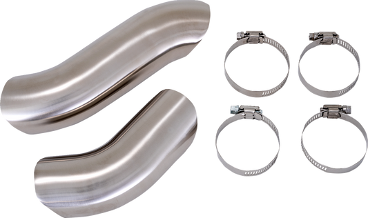 Vance & Hines Hi-Output RR Exhaust Brushed Heat Shield Kit for Harley Davidson