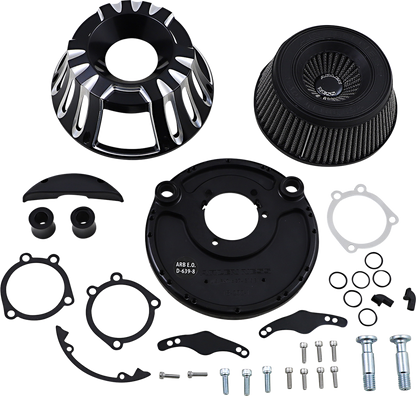 Arlen Ness Black Inverted Air Cleaner Filter Kit 1988-2022 Harley Sportster XLL