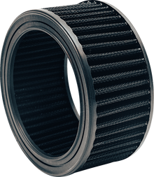 Feuling BA Series Replacement Black Round Air Filter for Harley Davidson