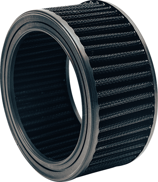Feuling BA Series Replacement Black Round Air Filter for Harley Davidson