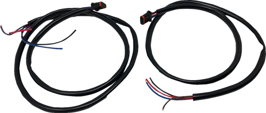 Kodlin Black Rear LED Wiring Harness for 2018-2025 Harley Davidson M8 Softail